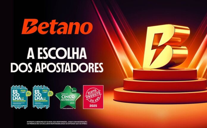 Betano reafirma preferência dos consumidores com múltiplos prémios em 2025