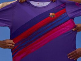 Camisola Barcelona alusiva ao Dia da Mulher (@FCBarcelona)