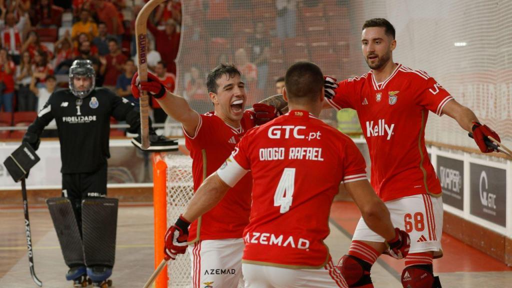 Clássico entre Benfica e FC Porto m hóquei em patins (ANTÓNIO PEDRO SANTOS/LUSA)