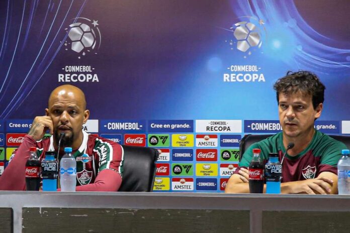 Fernando Diniz e Felipe Melo reclamaram da atuação de Andrés Rojas