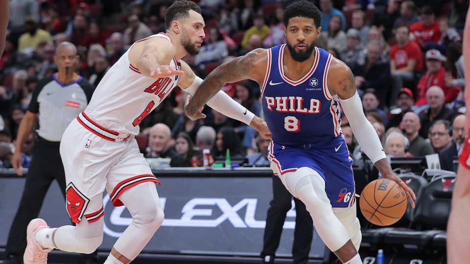 Paul George ao serviço dos Philadelphia 76ers