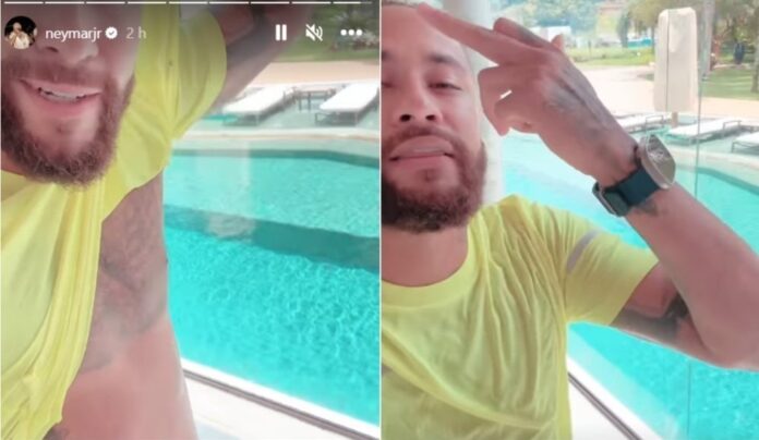 A mensagem de Neymar para seus harters. Instagram/neymarjr
