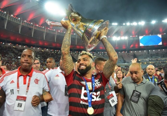 Suspendida a punição de Gabigol: ele pode voltar a jogar. Gabigol pode voltar a jogar. AFP