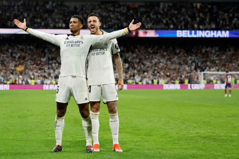 Bellingham, o autor do gol da virada.  AFP