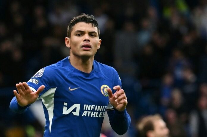 Thiago Silva deixará o Chelsea ao final da temporada. AFP