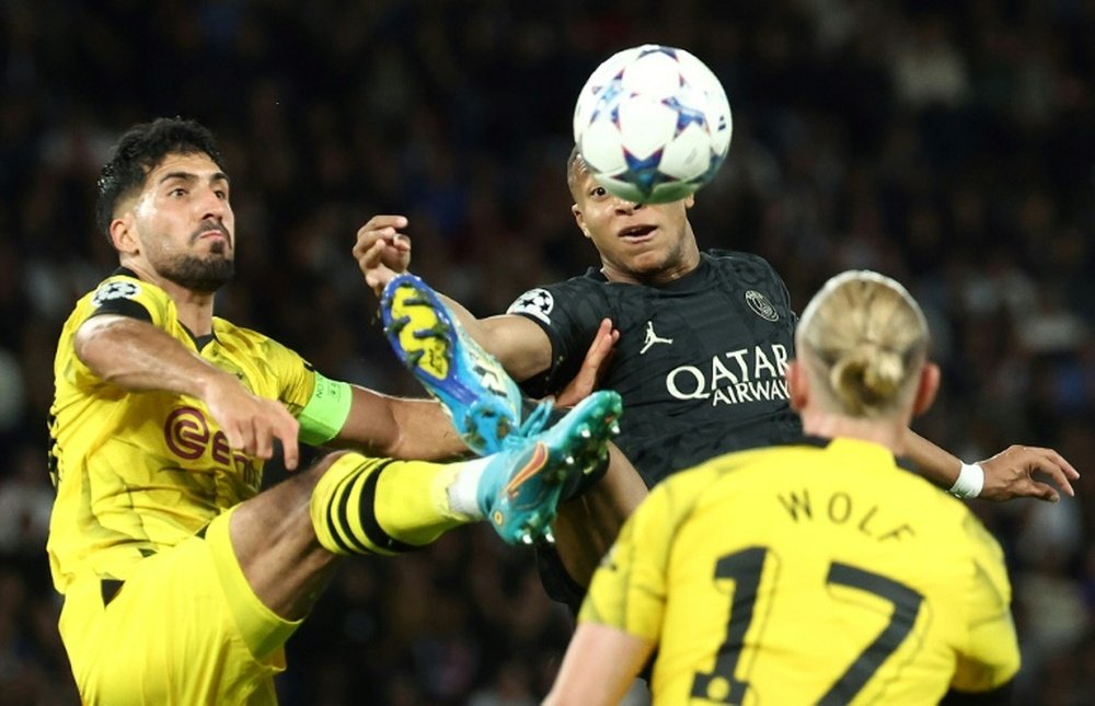Emre Can projetou o duelo contra o PSG. AFP