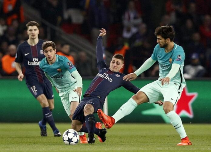 Verratti se oferece ao Barcelona. EFE