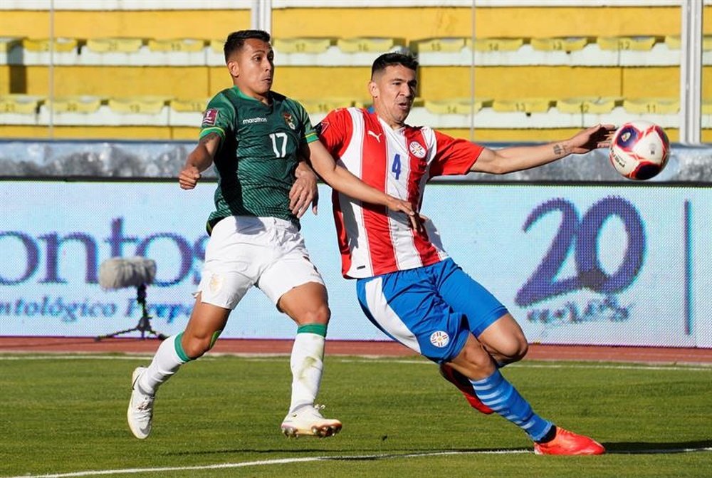 Roberto Fernández e Fabián Balbuena, em foto de arquivo. EFE