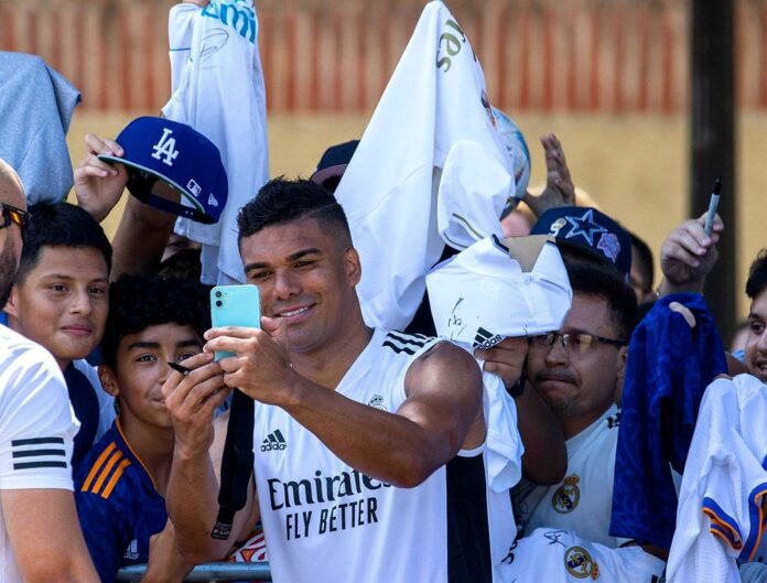 Casemiro falou sobre a sua saída do Real Madrid. . EFE/ Javier Rojas