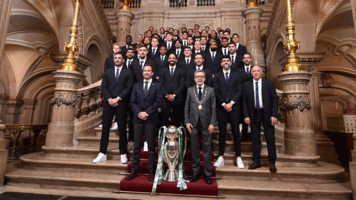Siga em direto a receção do Sporting na Câmara de Lisboa