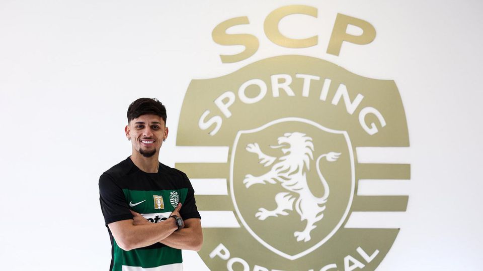 Biel já com a camisola 30 do Sporting (SPORTING CP)