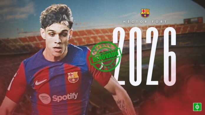 Héctor Fort renovado até 2026. BeSoccer