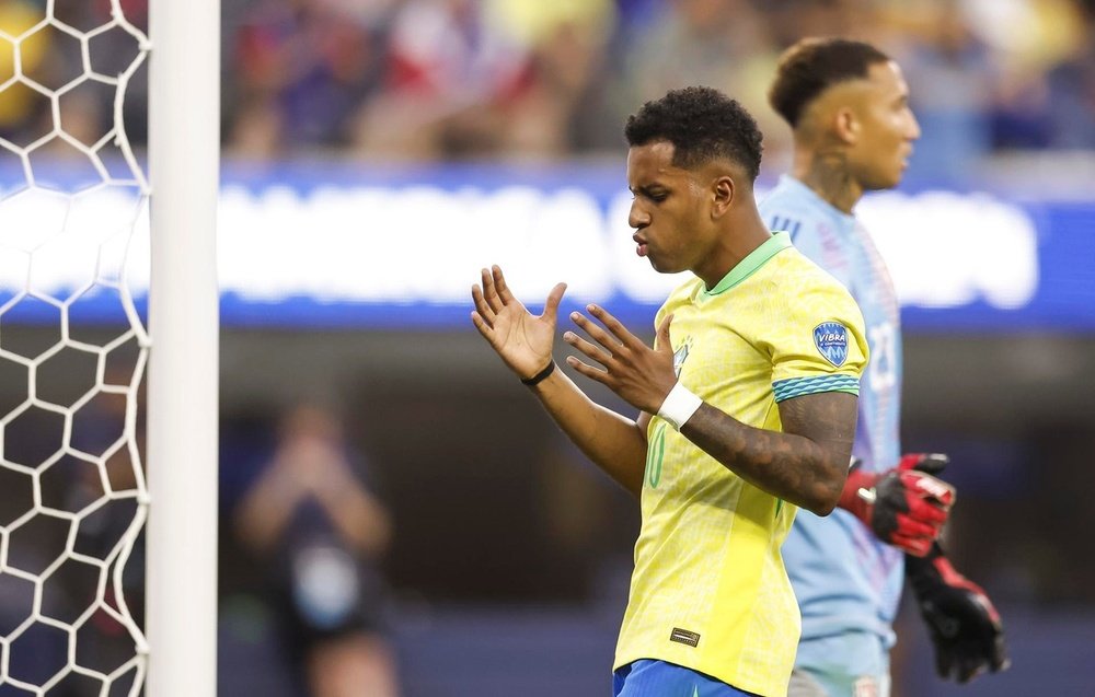 Brasil, no pódio das seleções com menos precisão na Copa América. EFE/EPA/CAROLINE BREHMAN
