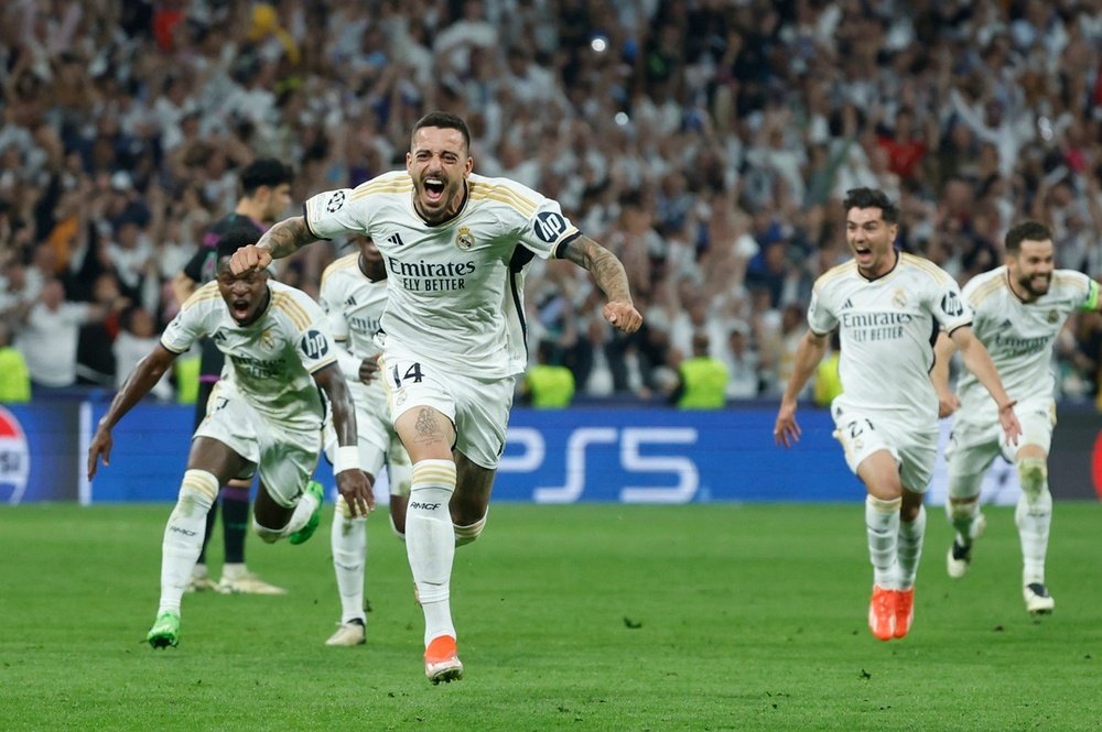 Joselu, o herói dos dois gols madridistas. AFP