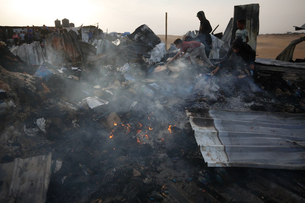 Aumentou o medo entre as pessoas em Gaza após o ataque ao campo de tendas em Rafah no fim de semana Aumentou o medo entre as pessoas em Gaza após o ataque ao campo de tendas em Rafah no fim de semana