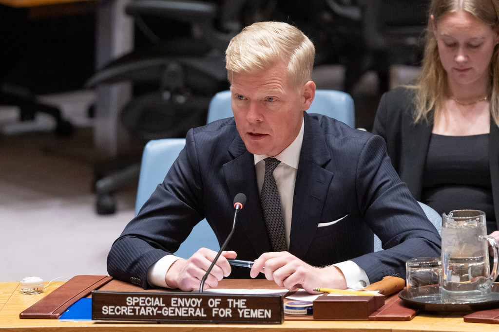 Enviado Hans Grundberg declarou que a firmeza do Conselho de Segurança  continuará sendo vital para salvaguardar o progresso dam busca pela paz no Iêmen