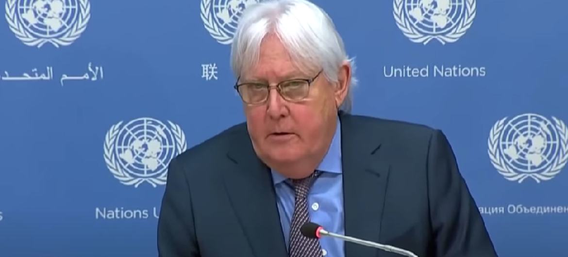 Subsecretário-geral de Assistência Humanitária, Martin Griffiths Subsecretário-geral de Assistência Humanitária, Martin Griffiths