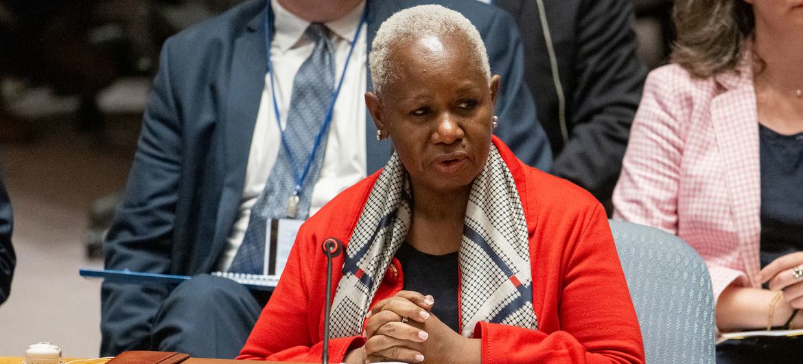 A representante especial da ONU na RD Congo, Bintou Keita