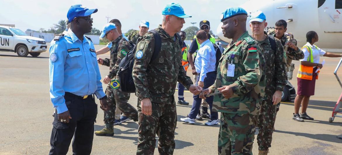 Novo líder militar da Missão de Paz das Nações Unidas na República Democrática do Congo, Ulisses de Mesquita Gomes, chega ao Kivu do Norte