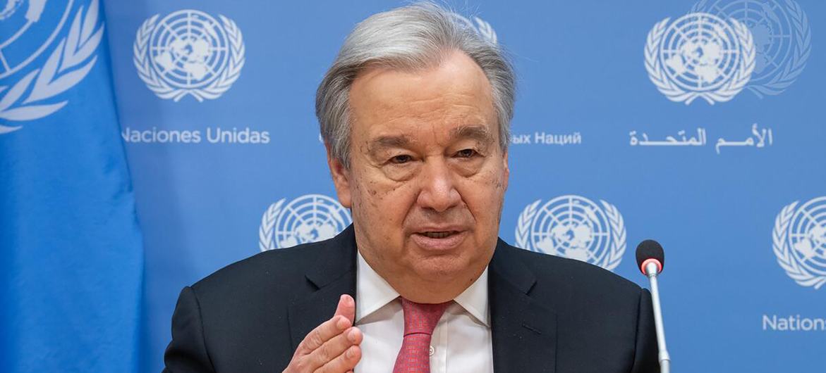 Secretário-geral da ONU, António Guterres