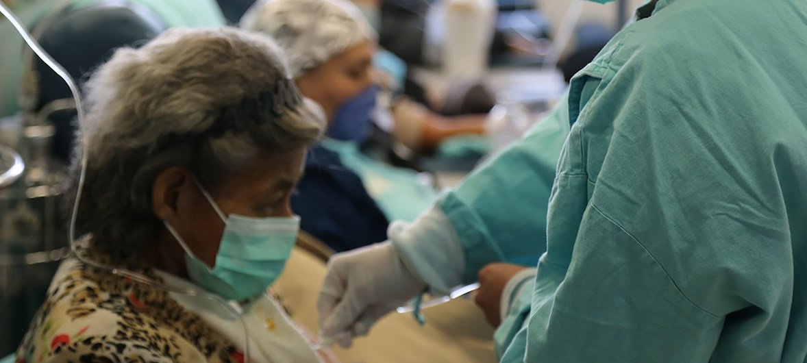 Mulheres em tratamento para câncer de mama, no México.