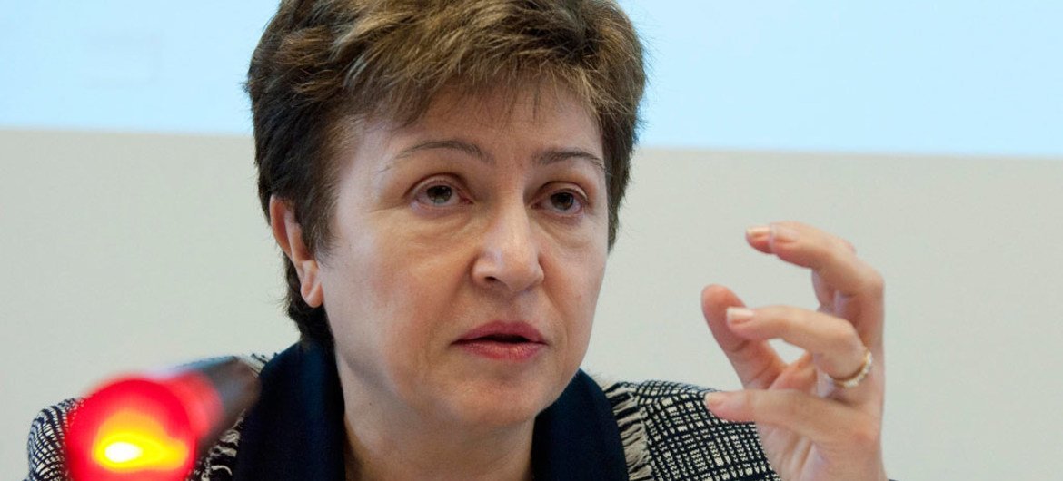 Diretora-gerente do Fundo Monetário Internacional, FMI, Kristalina Georgieva