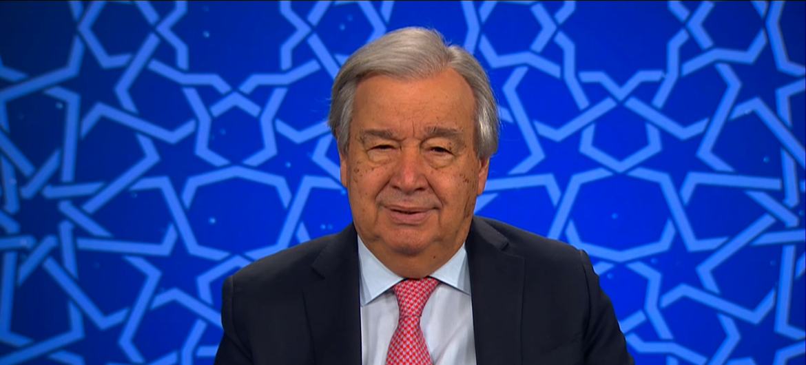 O secretário-geral da ONU, António Guterres,