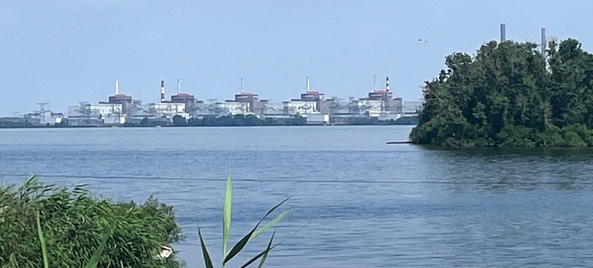 A Central Nuclear de Zaporizhzhya, na Ucrânia, está entre as maiores do mundo A Central Nuclear de Zaporizhzhya, na Ucrânia, está entre as maiores do mundo