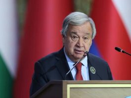 António Guterres discursa na Liga Árabe, Bagdá