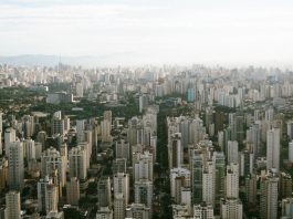 Uma vista de São Paulo, Brasil