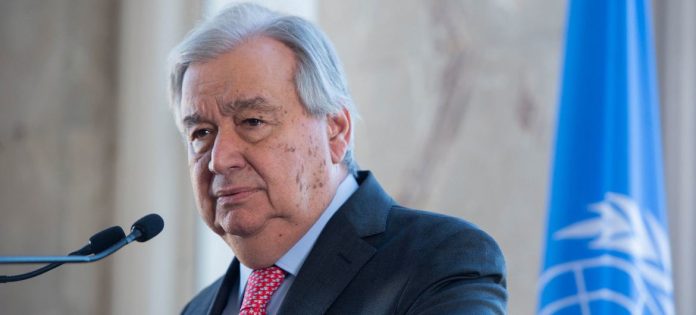 Em nota, António Guterres enviou condolências às famílias das vítimas e desejou pronta recuperação aos feridos