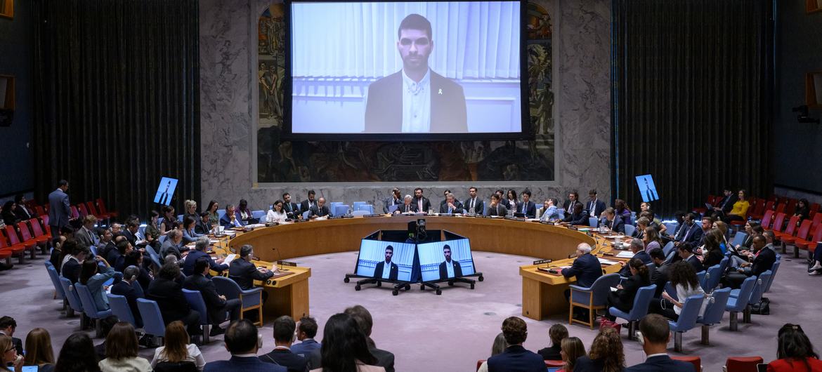 Irmão de refém falou por videoconferência