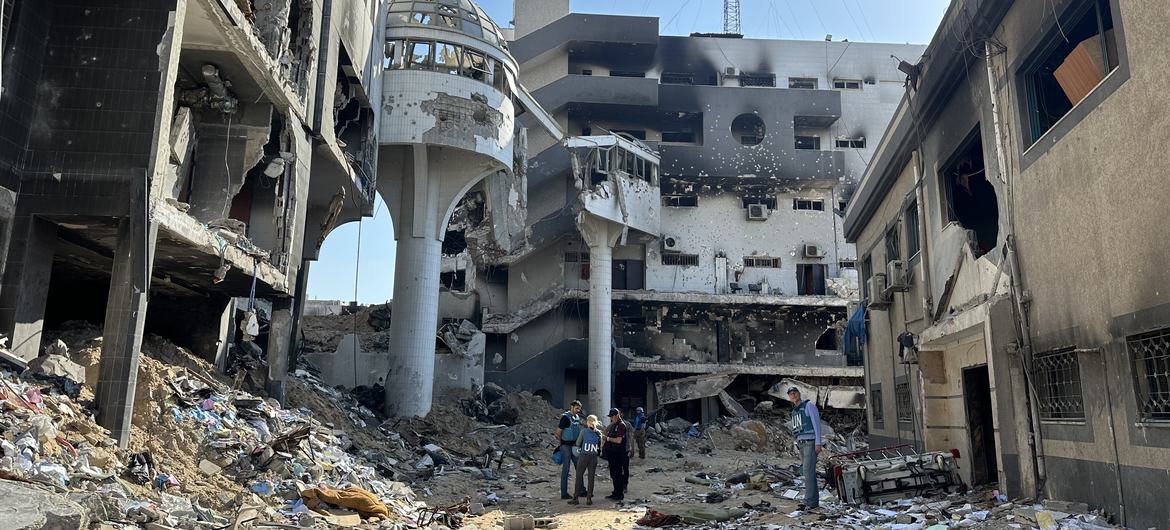 Hospital Al-Shifa em Gaza