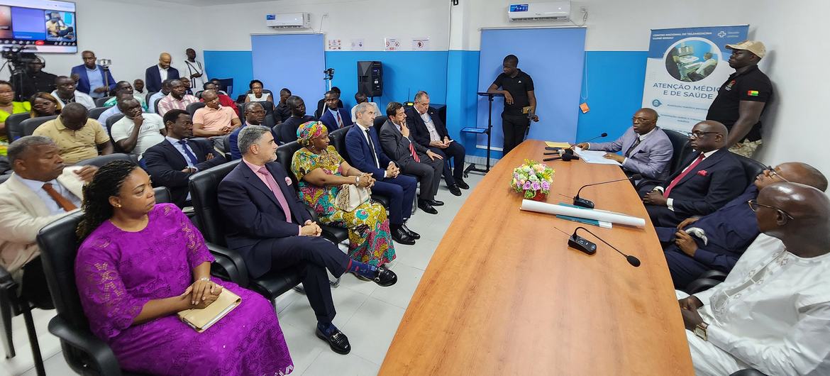 Nações Unidas e o Governo da Guiné-Bissau inauguraram o Centro de Telemedicina e Saúde Eletrónica nas instalações do Hospital Nacional Simão Medes em Bissau