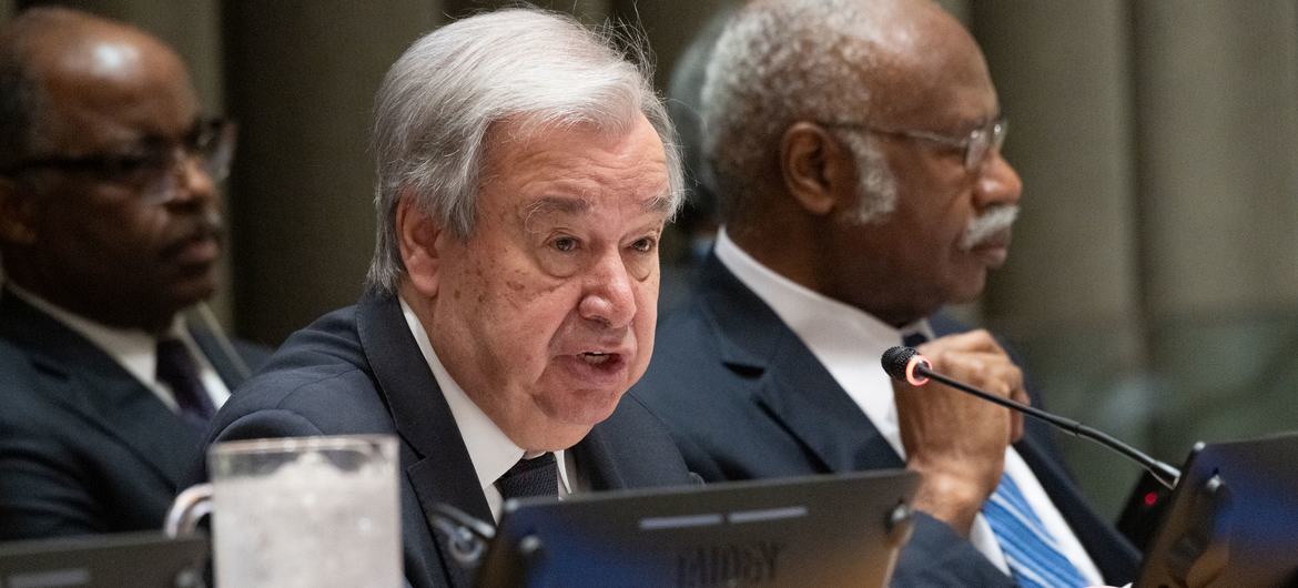 O secretário-geral da ONU, António Guterres