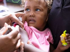 A Organização Pan-Americana da Saúde recomenda aumentar a vacinação contra o sarampo para pelo menos 95% da população com duas doses
