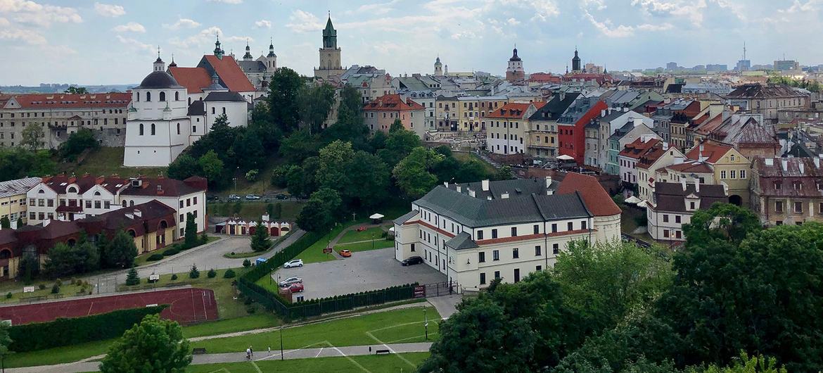 Voos comerciais teriam sido suspensos na cidade histórica de Lublin, no leste da Polônia, após a incursão de drones