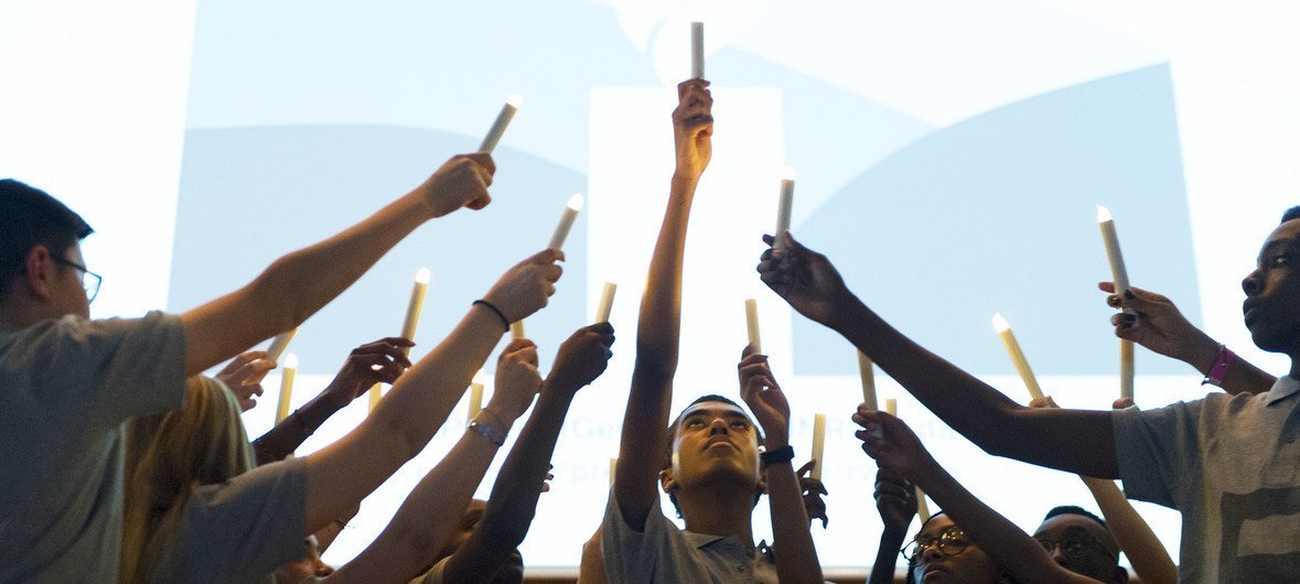 Marcando o genocídio de 1994 contra os tutsis em Ruanda (2019)