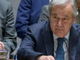António Guterres disse que os civis devem ser protegidos