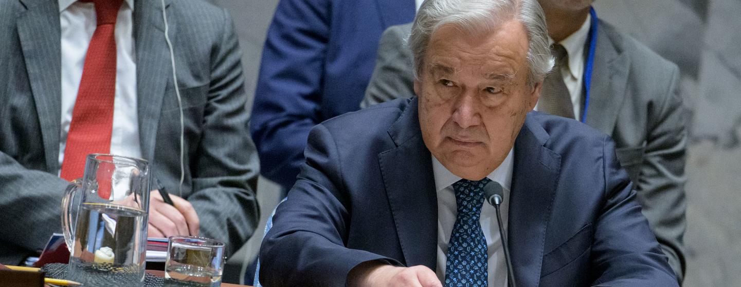 António Guterres disse que os civis devem ser protegidos