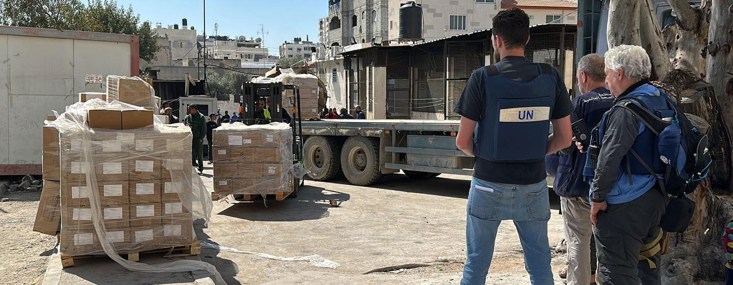Agências da ONU registraram a primeira chegada em 130 dias de uma pouca quantidade de combustível a Gaza