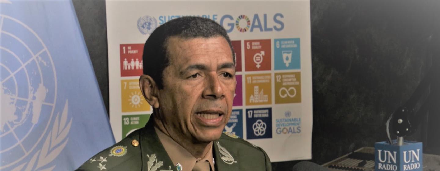 O general Otávio de Miranda Filho cita a busca contínua de melhores resultados para aliviar o sofrimento de congoleses