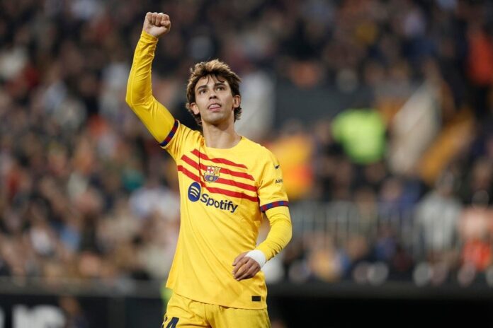 João Félix, a um gol de superar suas marcas pelo Atlético. EFE/Kai Forsterling