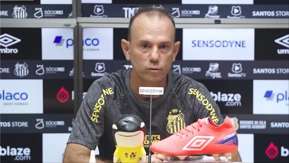 Kleiton Lima pede demissão do time feminino do Santos. Captura Santos TV