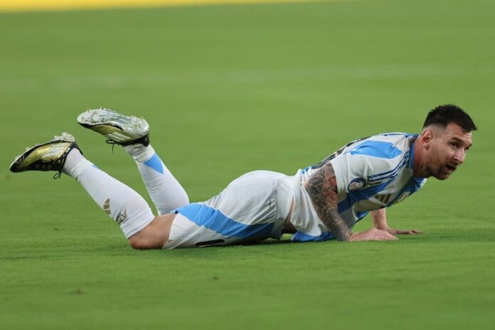 Messi é dúvida para as quartas de final. EFE