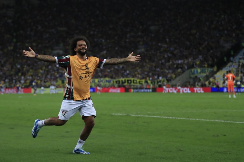 Marcelo na conquista do título da Libertadores 2023. EFE