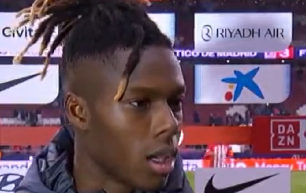 Nico Williams confirmou os insultos racistas. Captura/DAZN