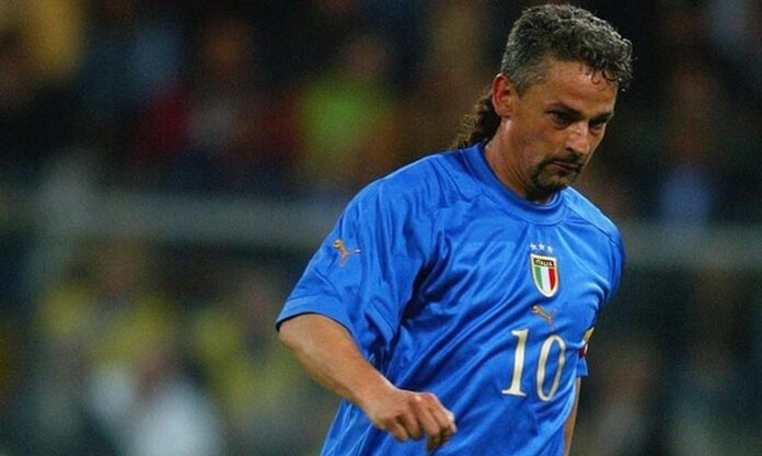 Roberto Baggio com a camisa italiana, em foto de arquivo. EFE