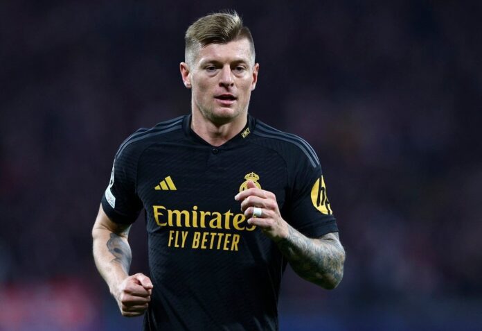 Toni Kroos com a camisa do Real Madird. EFE
