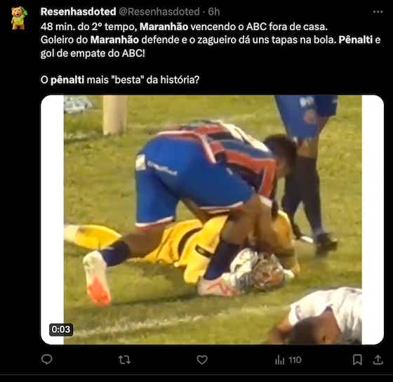 Imagem do artigo:🏆 Copa do Nordeste! Jogador comete pênalti mais 'tosco' da história 😅